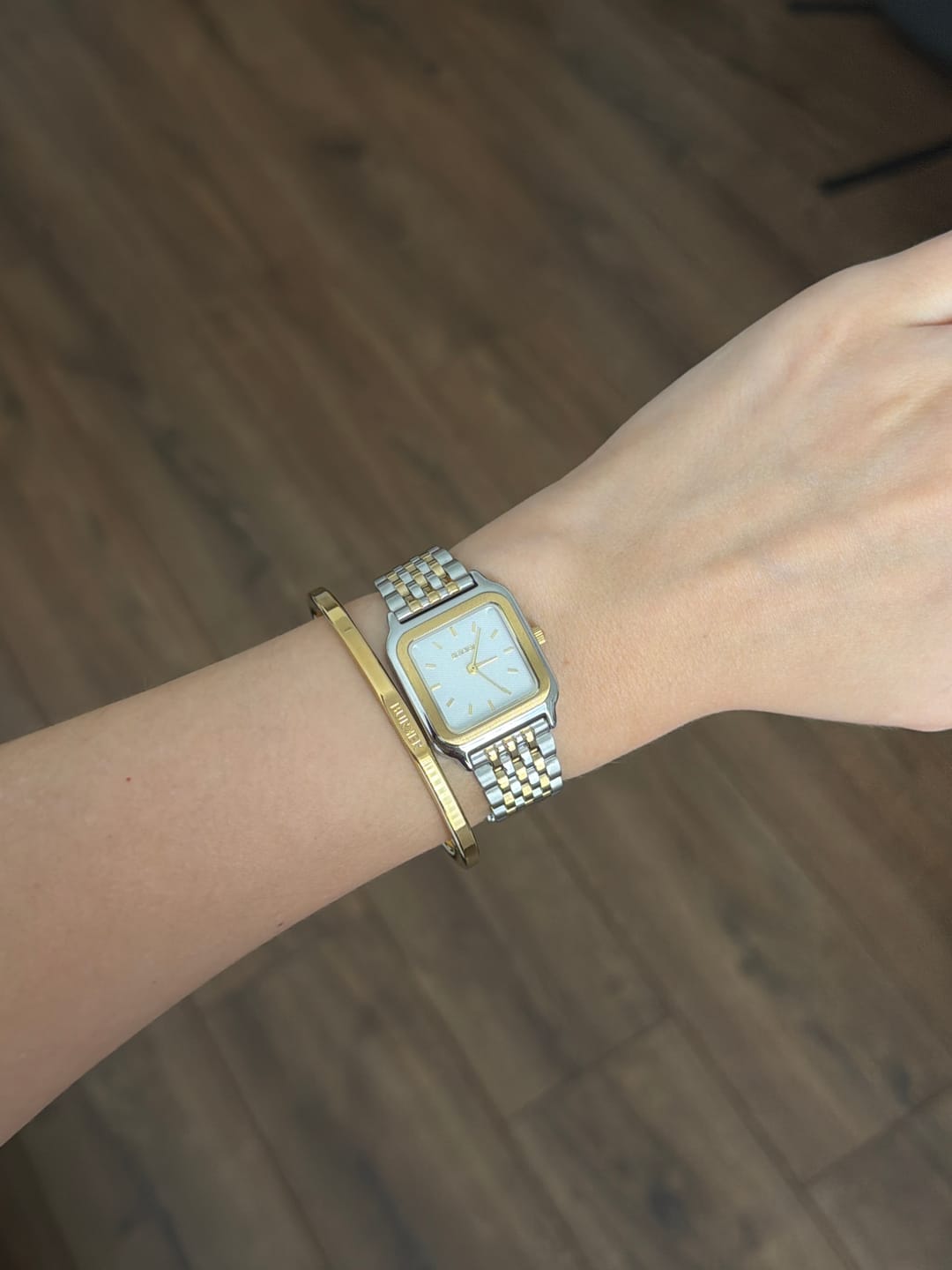 Customer photo review of Macy Gold Silver