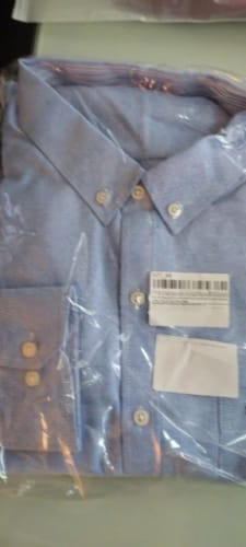 Customer photo review of Vyriška Oxford ilgomis rankovėmis marškiniai
