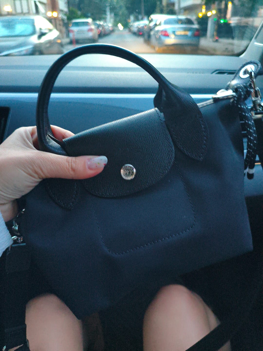 Customer photo review of Longchamp Women's Le Pliage Energy XS Handbag Black