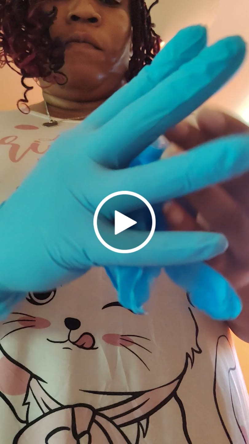 Customer video review of Blue Nitrile Gloves Medical Grade Cat III PPE Medium x 100