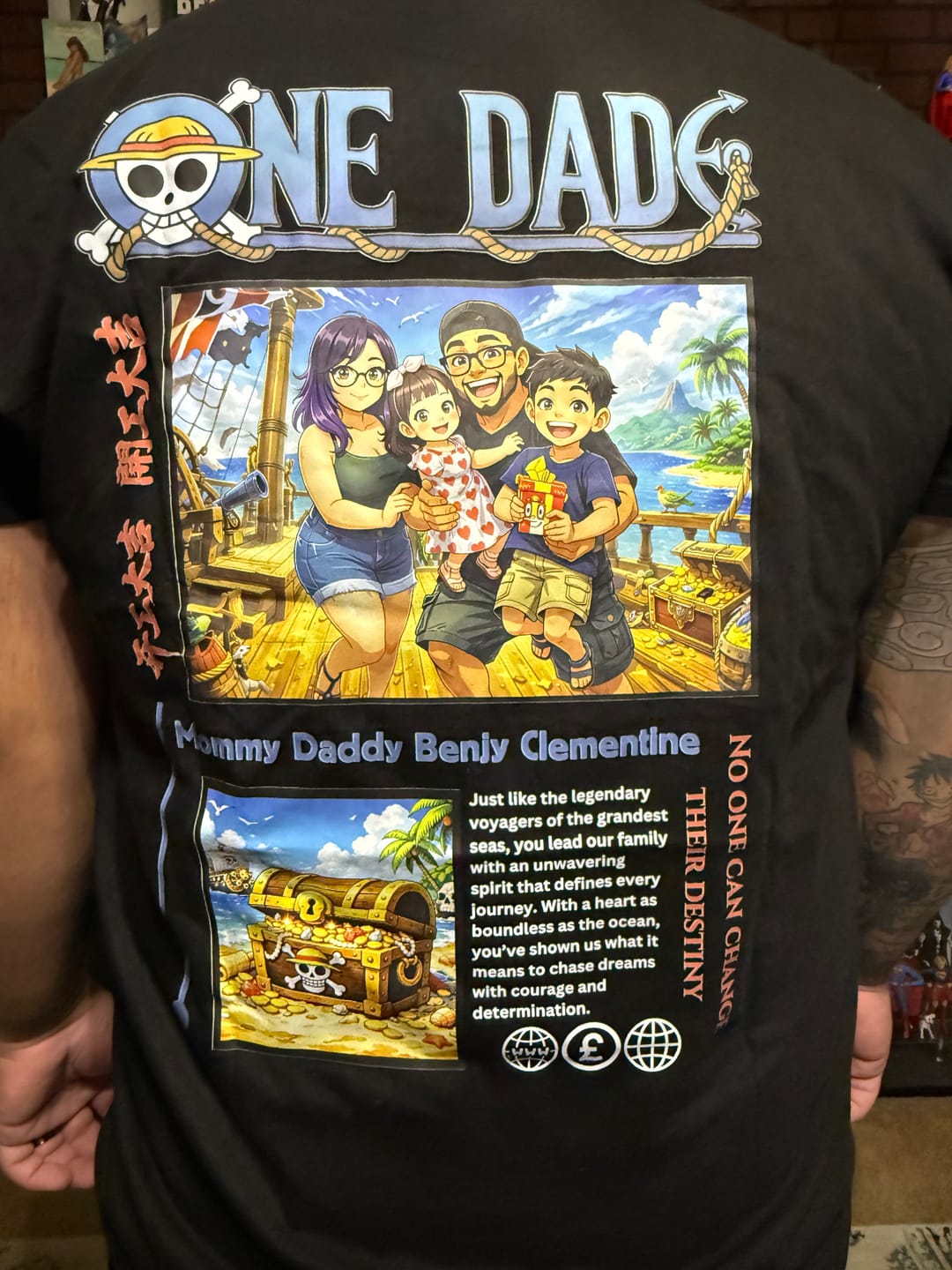 Customer photo review of ONE DAD - custom made