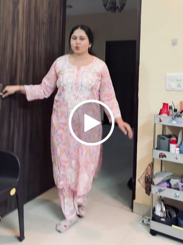 Customer video review of Ayra Baby Pink Pure Mulmul set