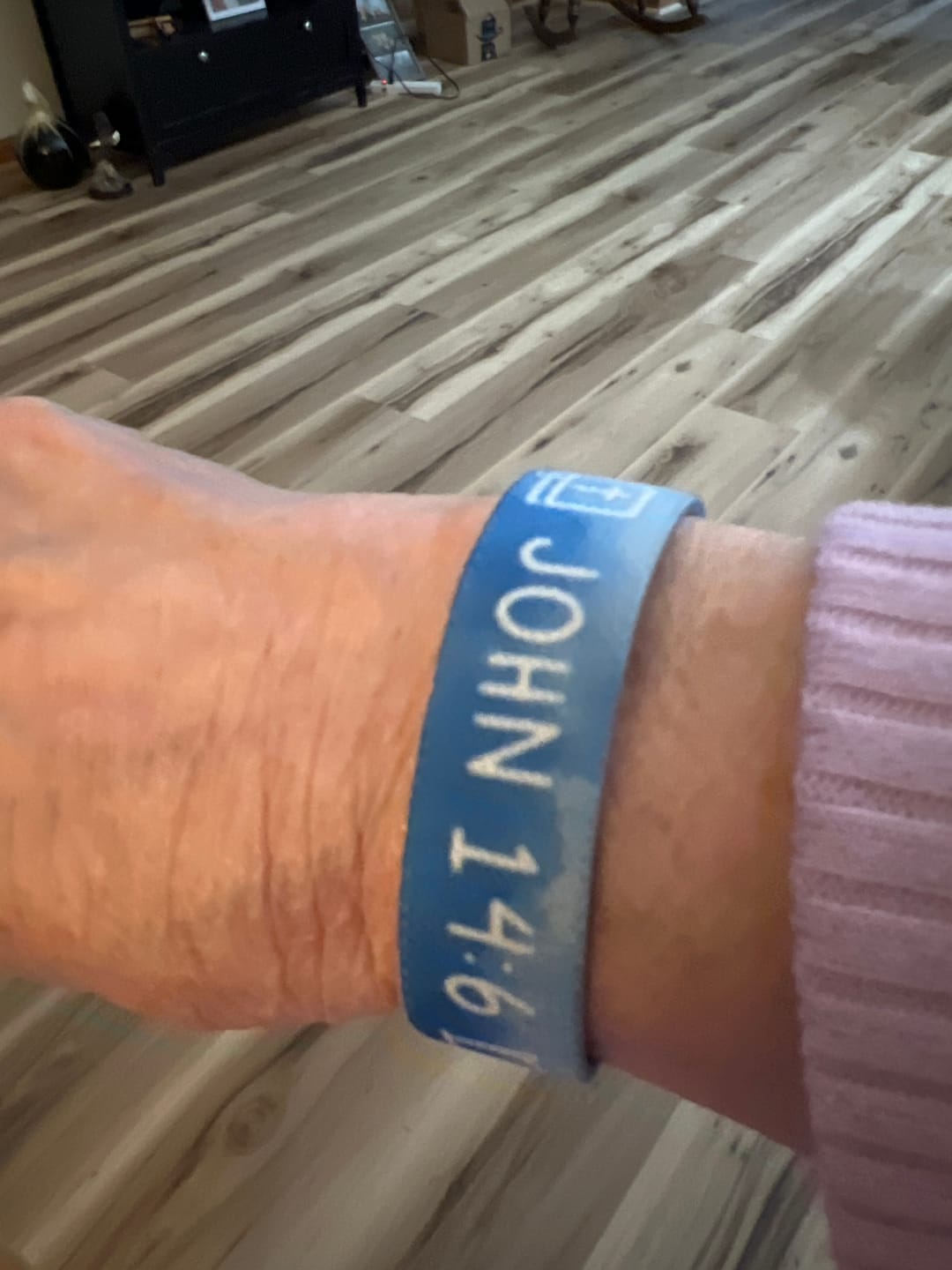 Customer photo review of THE PRAYER WRISTBAND