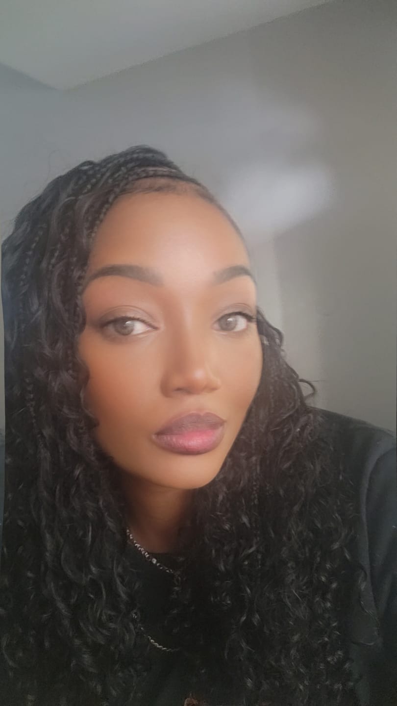 Customer photo review of Spanish Curl Bulk Hair Extensions for Braiding
