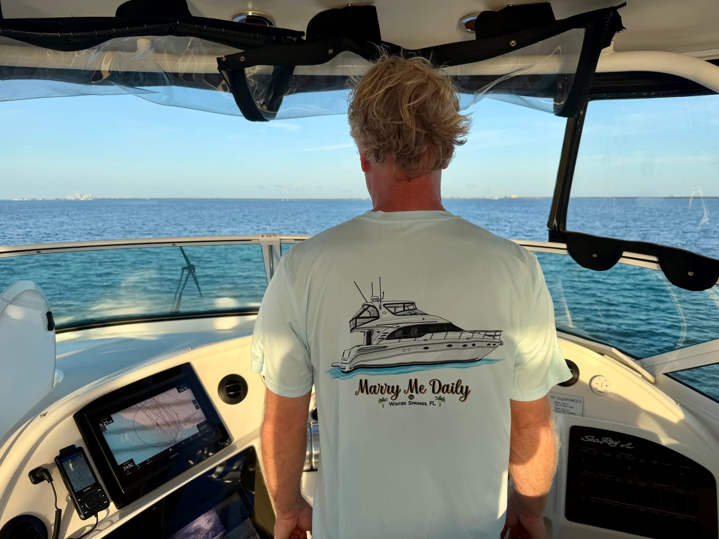 Customer photo review of Dri-Fit Custom Boat Shirts - Short Sleeve
