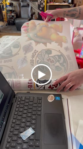 Customer video review of DTF Transfers Gangsheet Builder