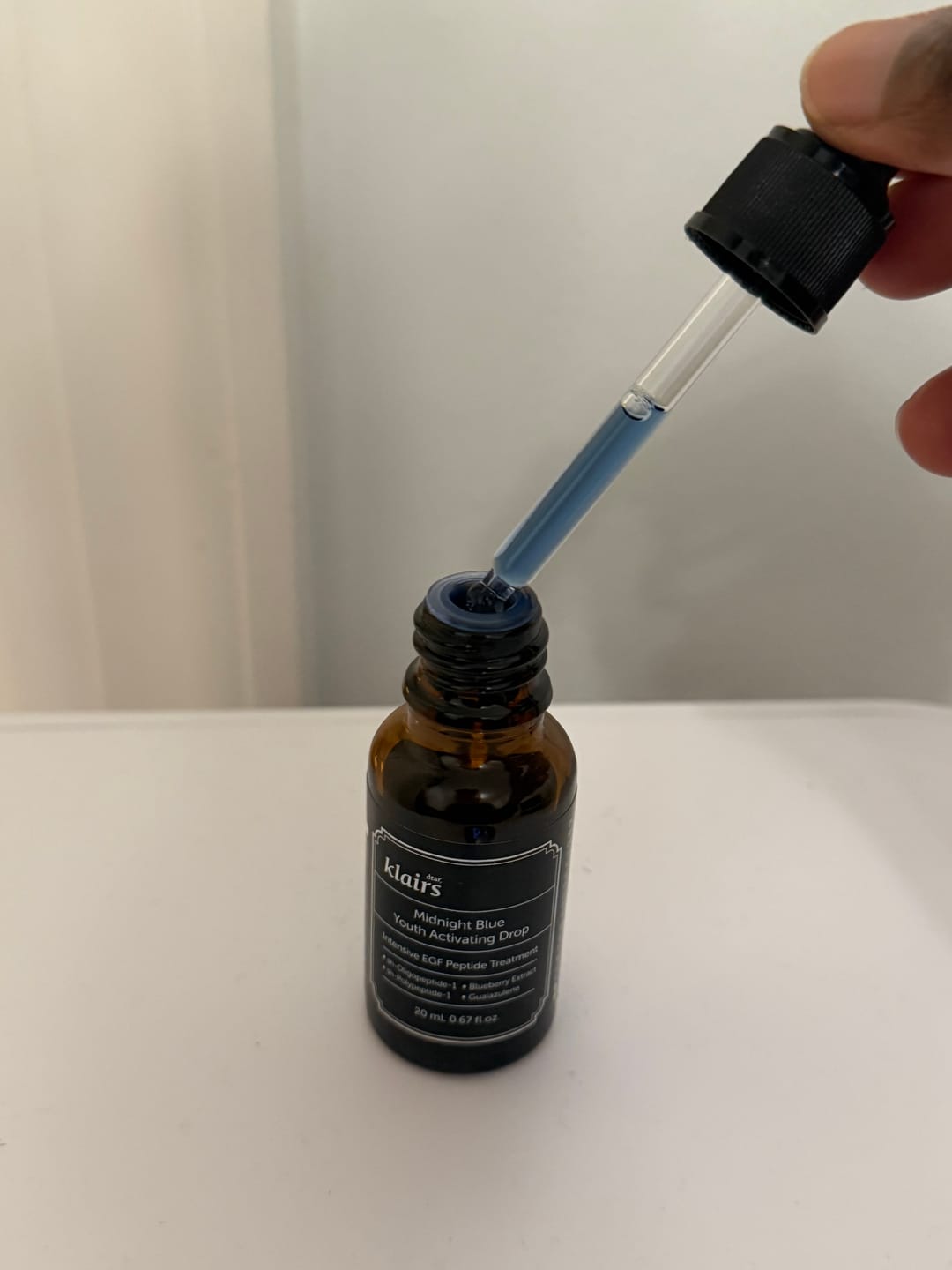 Customer photo review of EGF Blue Youth Activating Drop