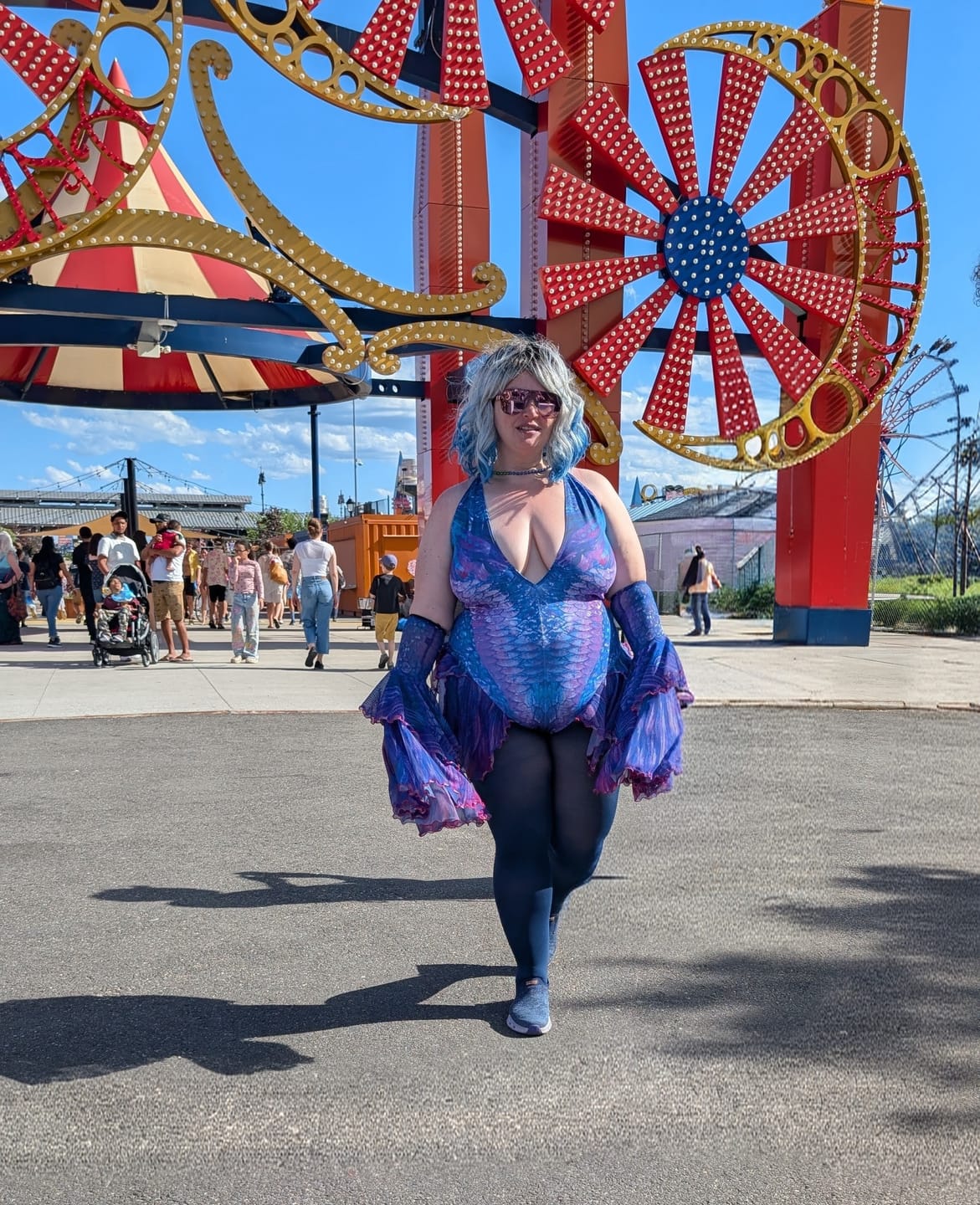 Customer photo review of Full Scale Splash Fairy Bodysuit