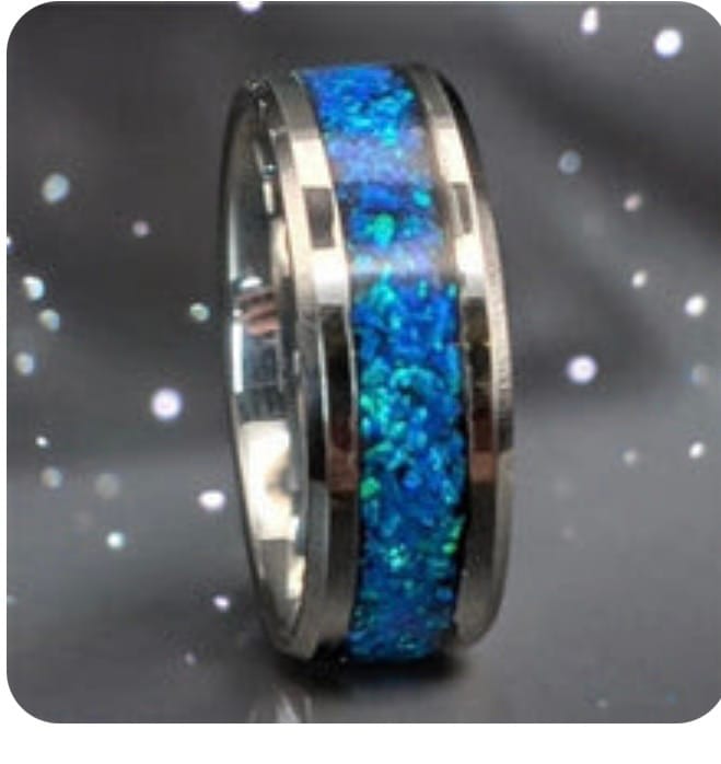 Customer photo review of Mens Silent Strength Channel Ring