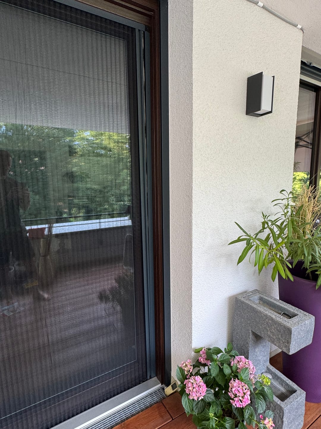 Customer photo review of Fliegengitter zum Schieben