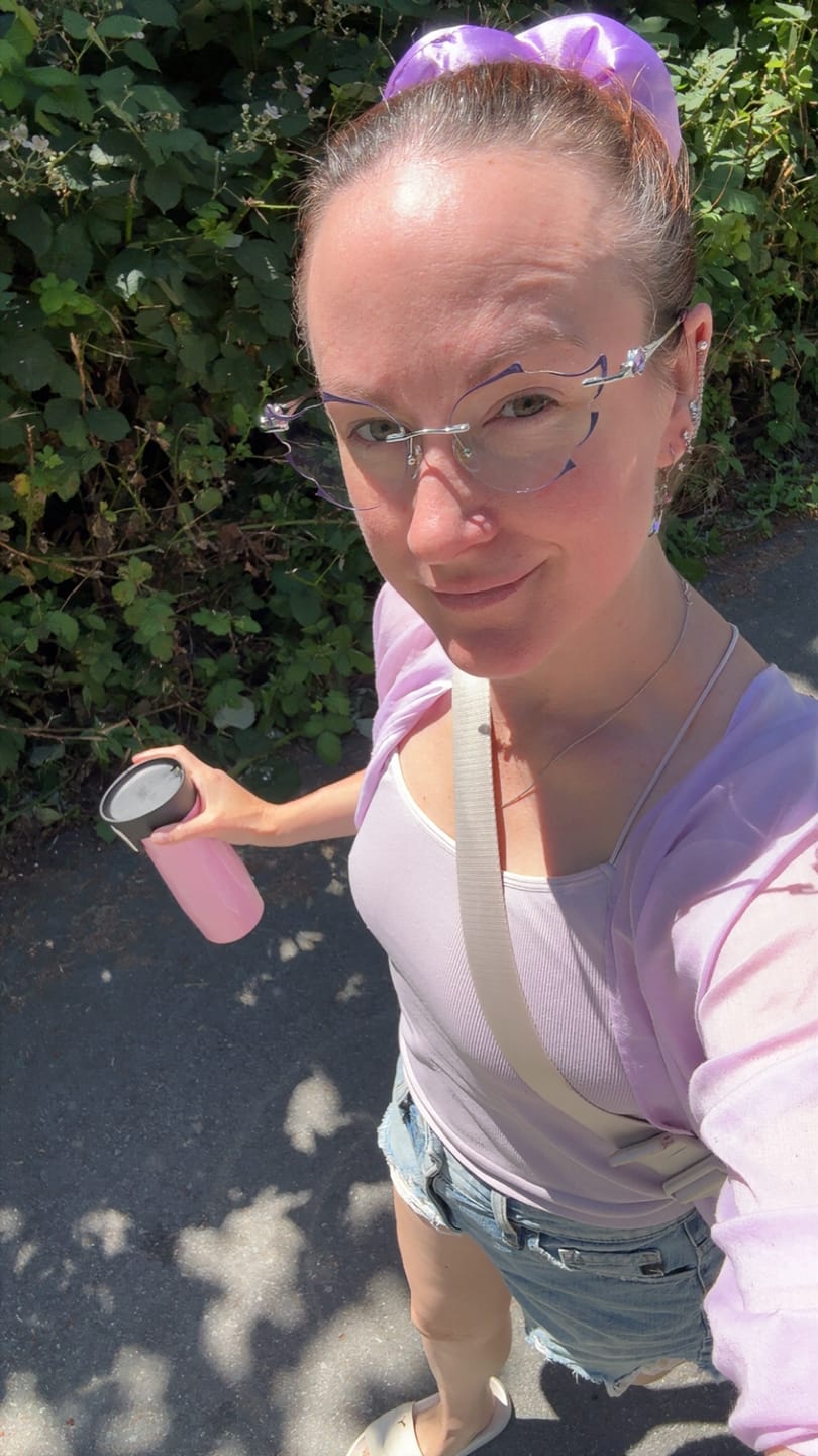 Customer photo review of Flare Eyeglasses