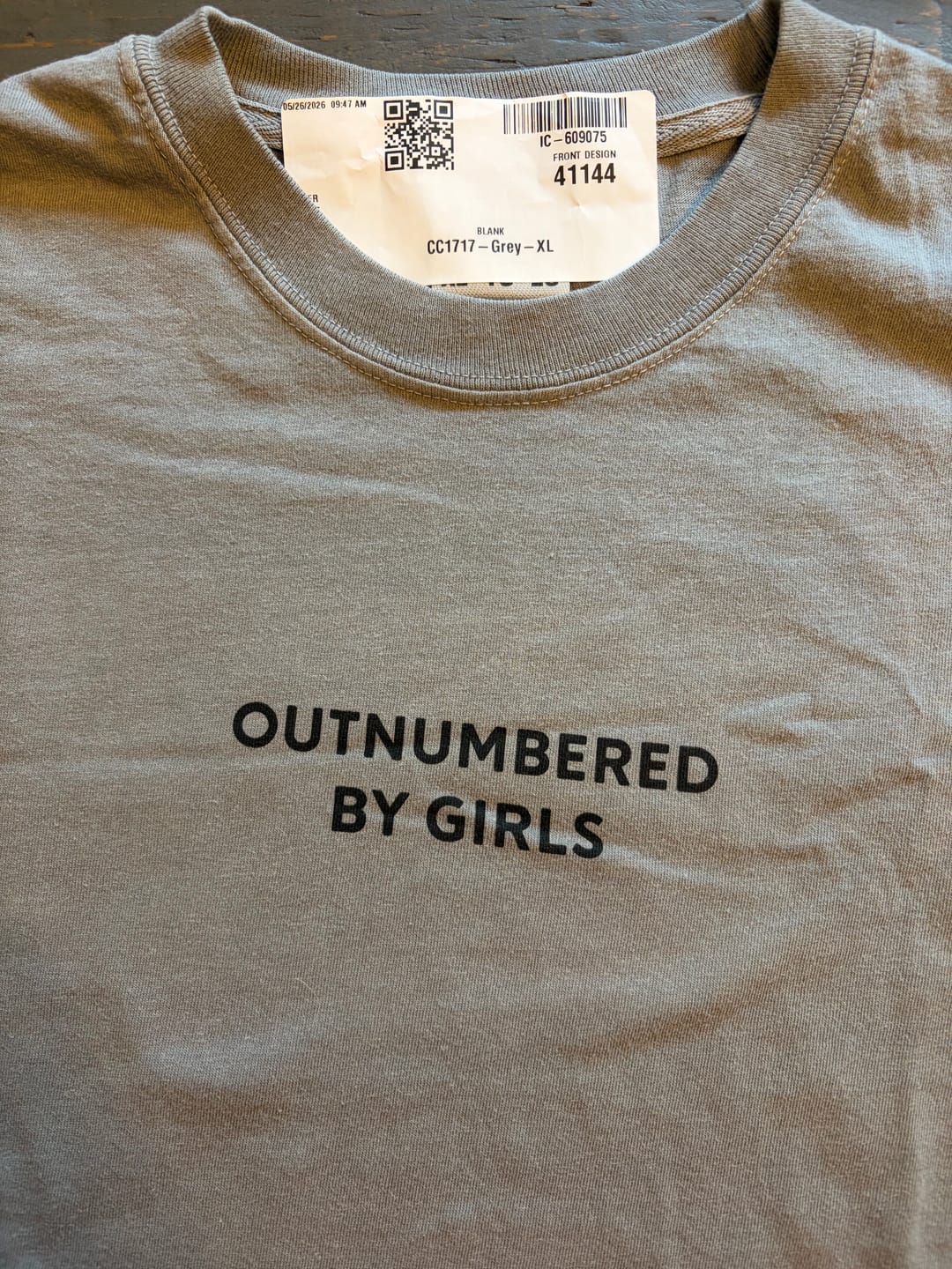 Customer photo review of Outnumbered By Girls