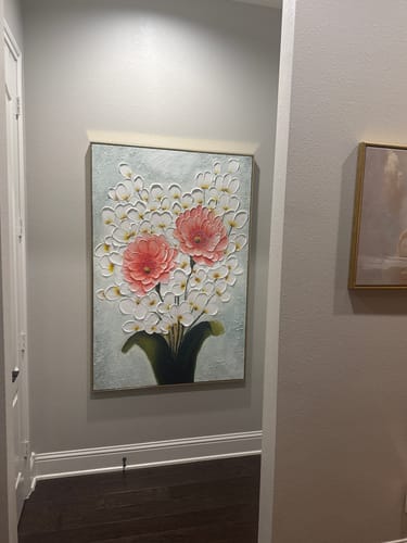 Customer review photo for Plaster Art Texture Painting #SG501