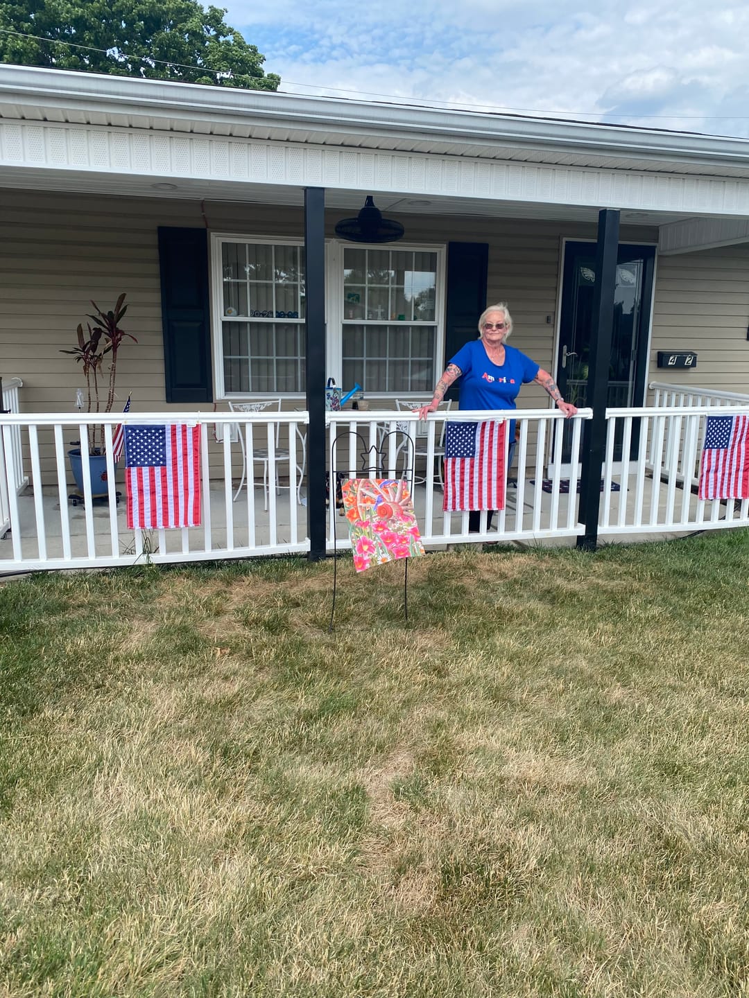 Customer photo review of 16" x 24" American Flag