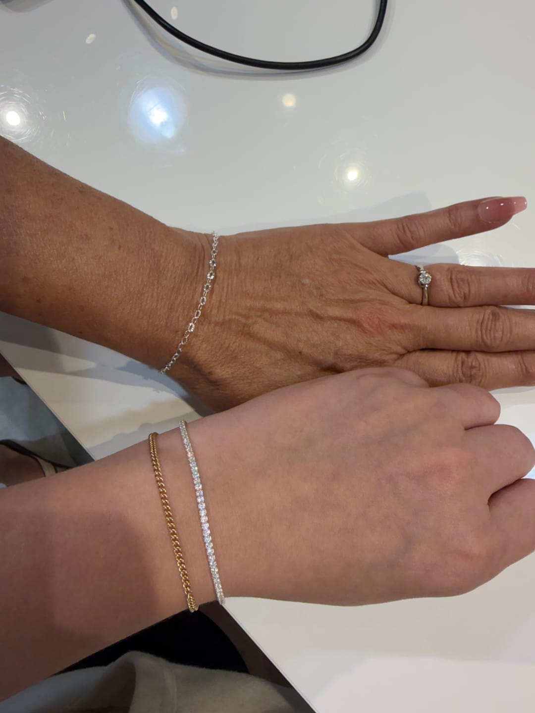 Customer photo review of Specialty Perm Jewelry Chain
