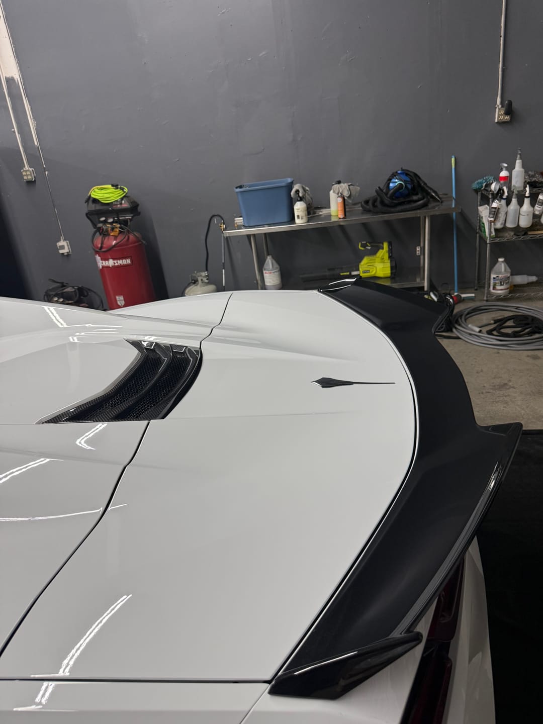 Customer photo review of Z06 Visible Package Corvette C8 Stingray Rear Spoiler