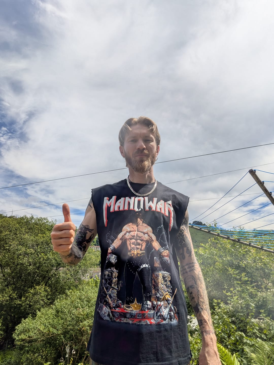 Customer photo review of MANOWAR T-SHIRT LOUDER THAN HELL 2025