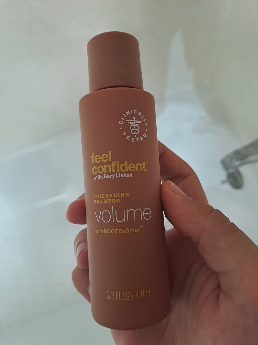 Customer photo review of Thickening Shampoo Travel Size