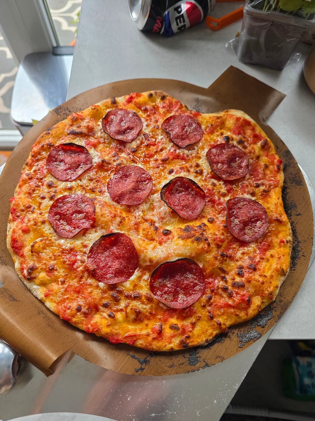 Customer photo review of Sourdough Pizza Dough Balls (Frozen)