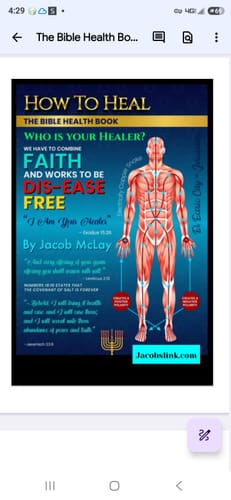 Customer photo review of Health Bible (Digital Edition)