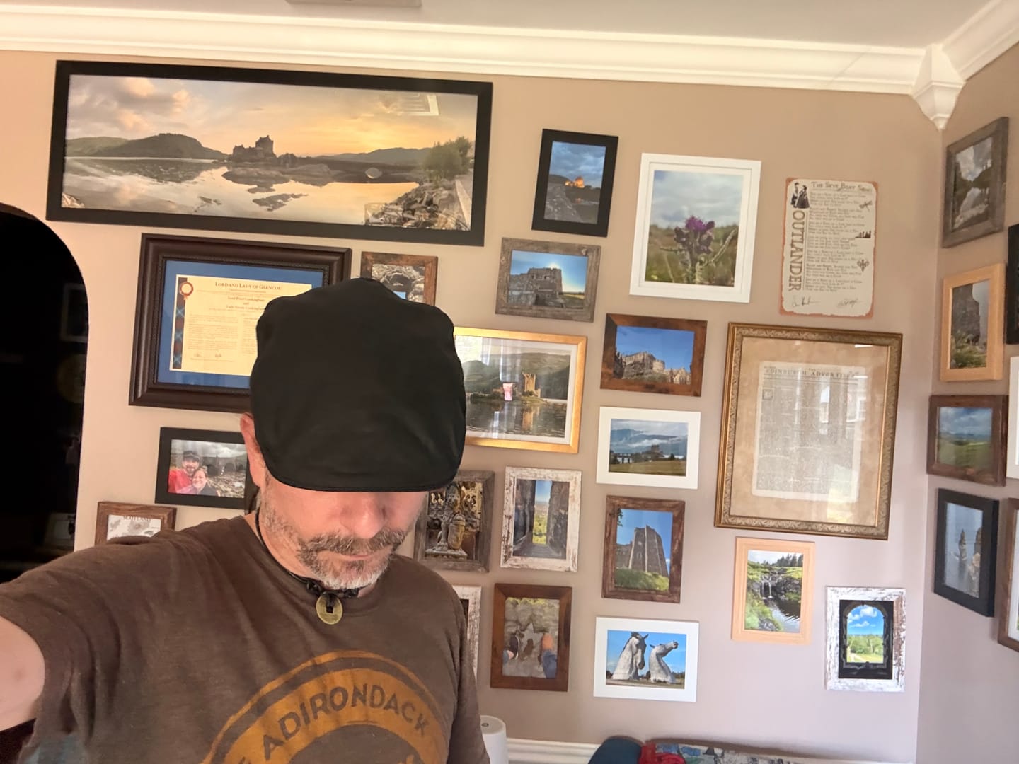Customer photo review of Donegal Touring Cap Linen