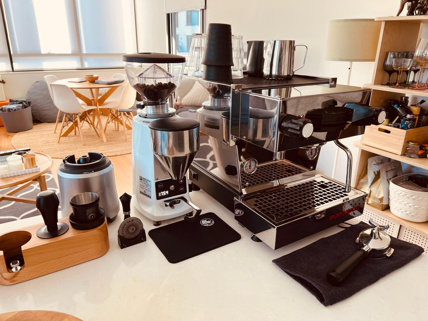 Customer photo review of 53.5 & 58.5mm Puck Diffuser Screen