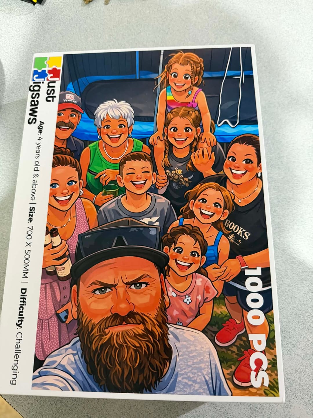 Customer photo review of Custom Jigsaw Puzzle From Photo 200, 300, 500, 1000, 1500, 2000 Piece Jigsaw