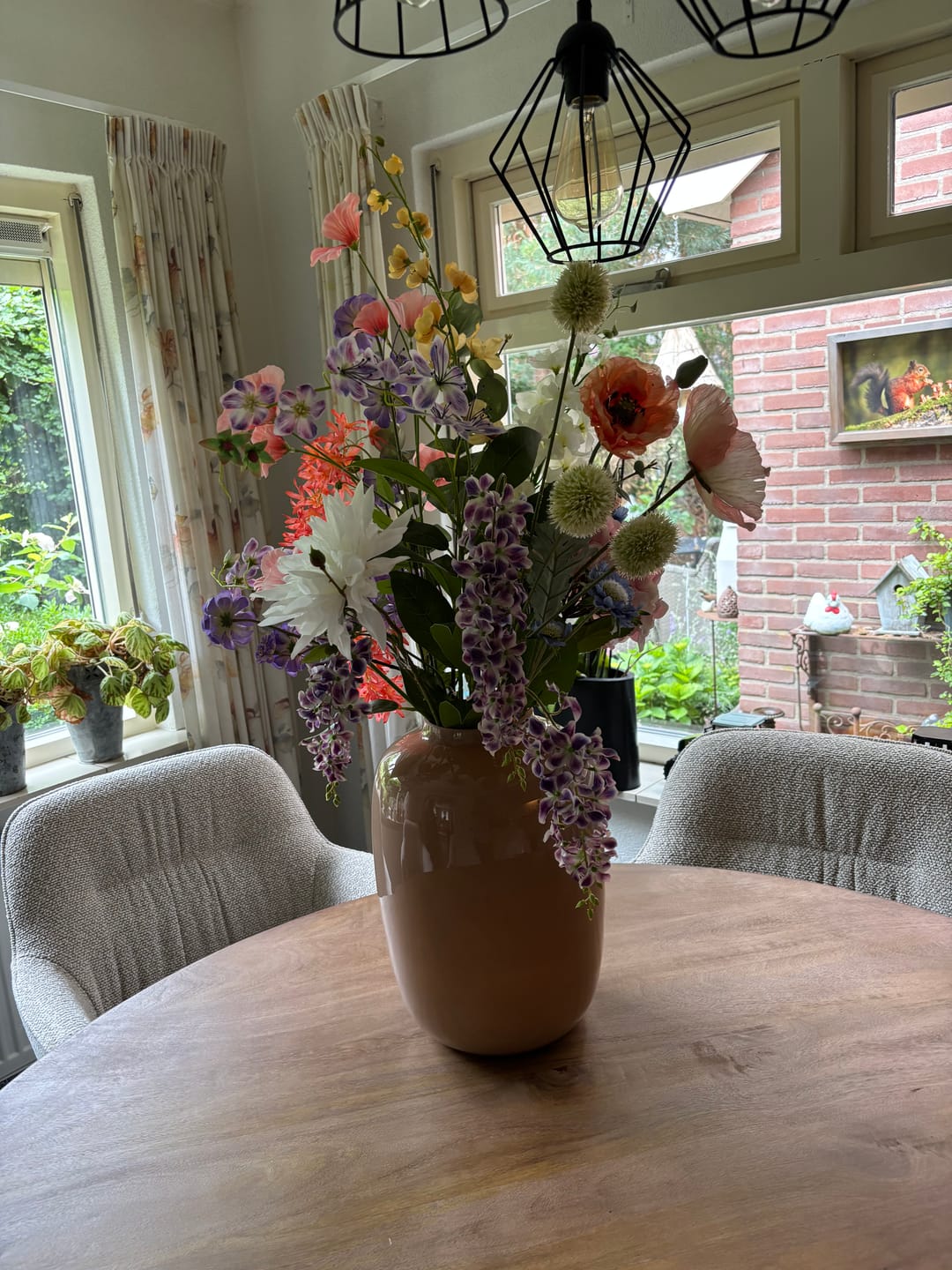 Customer photo review of Zijden Boeket - Royaal Pastel