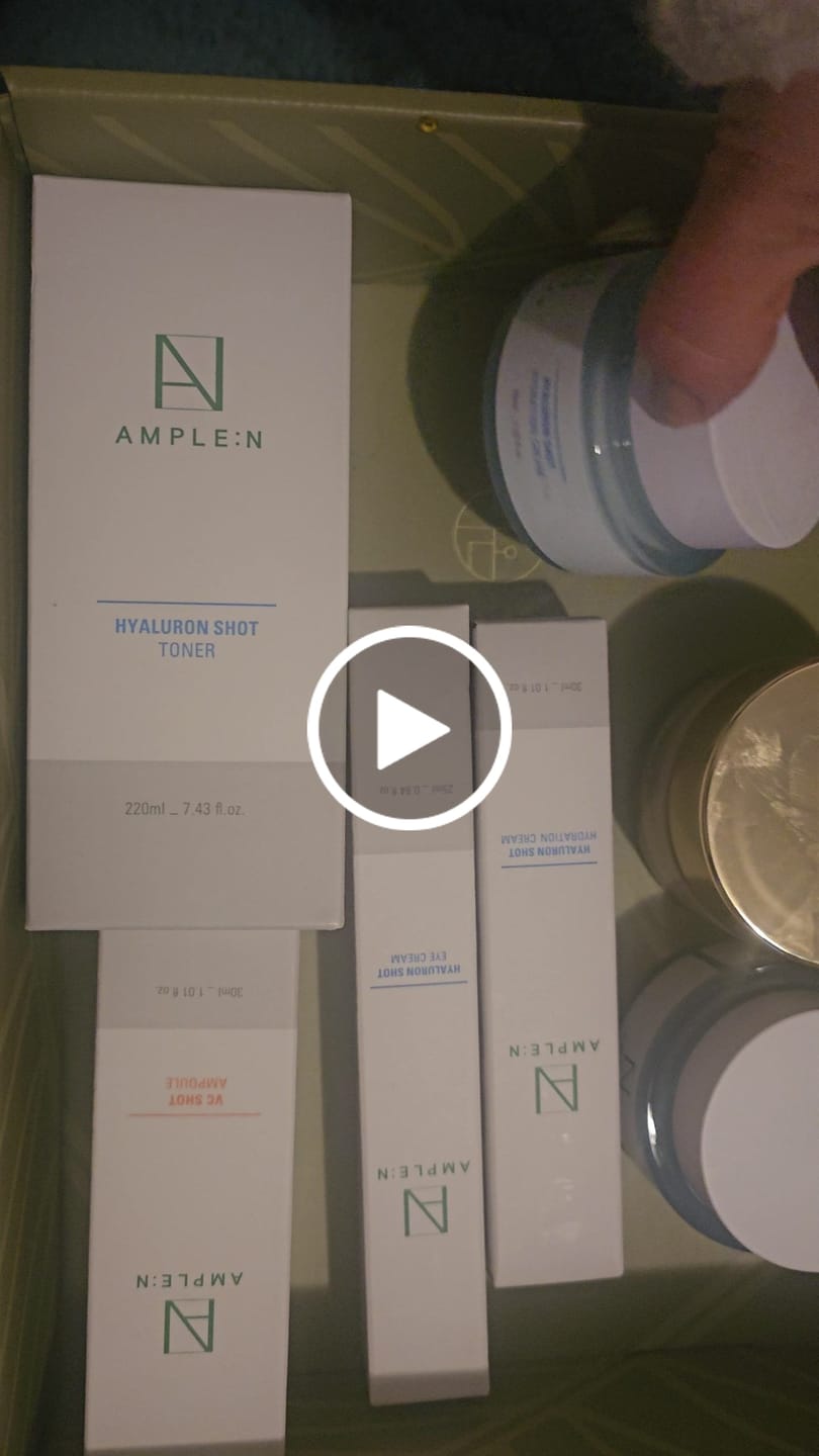 Customer video review of Crema Facial Hidratante Antiedad AMPLEN Ácido Hialurónico 60ml