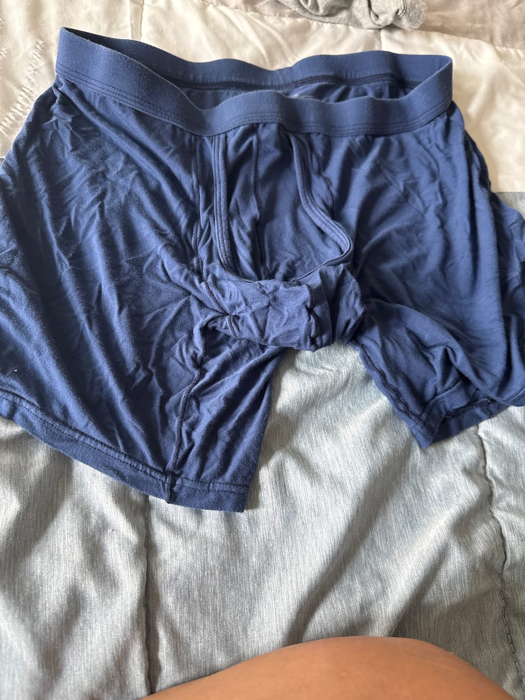 Customer photo review of Sexy Separated Ball Pouch Boxer Briefs For Men