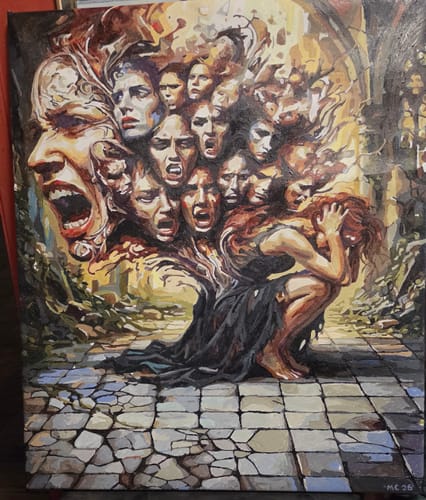 Customer photo review of Demons Haunt Woman (80 Colors)
