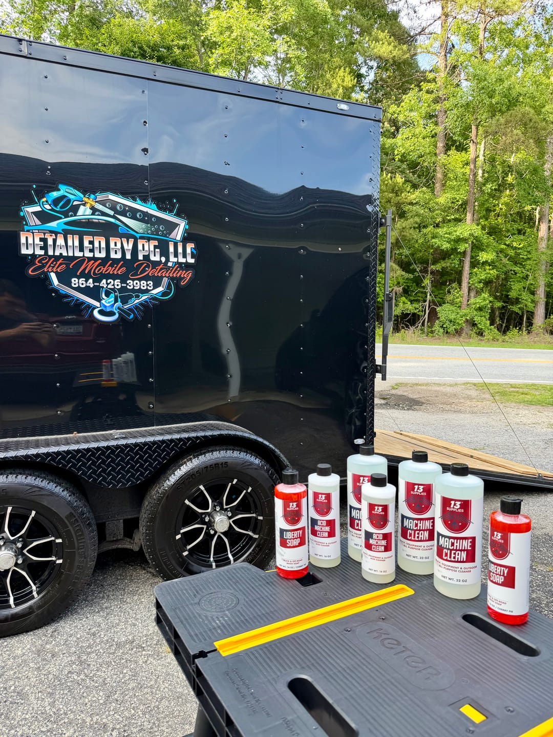 Customer photo review of 13 Supplies® Independence Pack – Premium Exterior Off-Road cleaning products