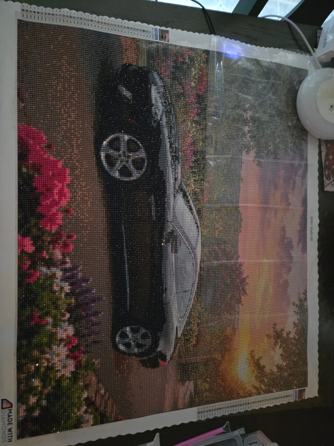 Customer photo review of Custom Diamond Painting Kit