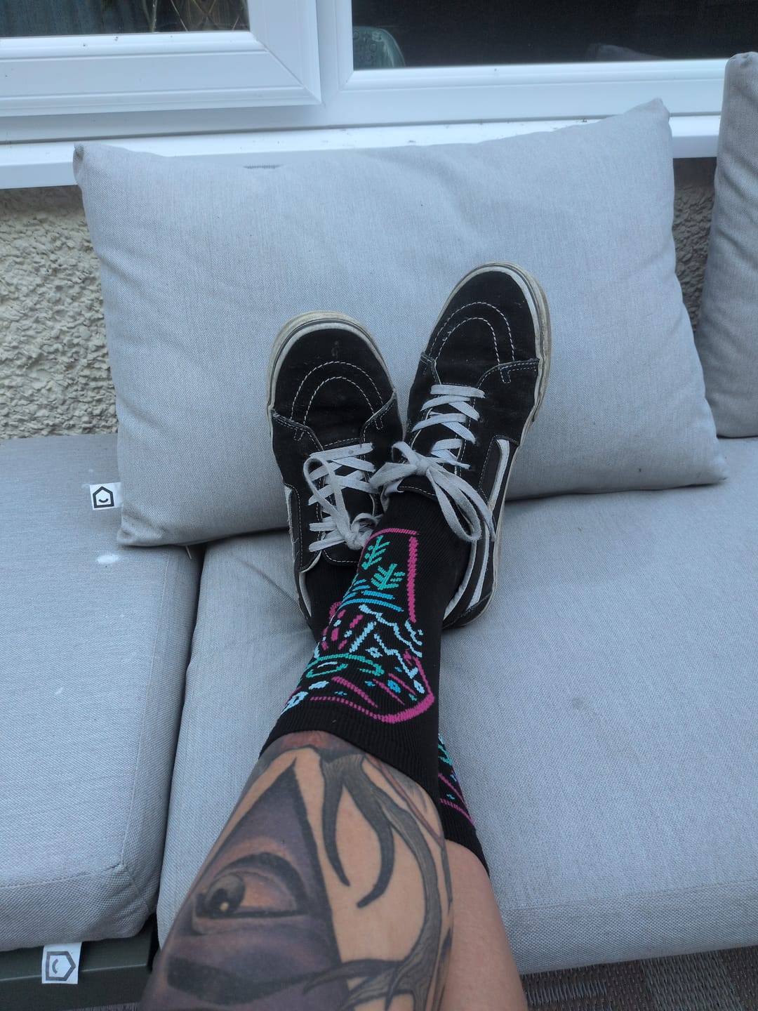 Customer photo review of 3 Pack | Lucky Dip | Compression Shred Socks