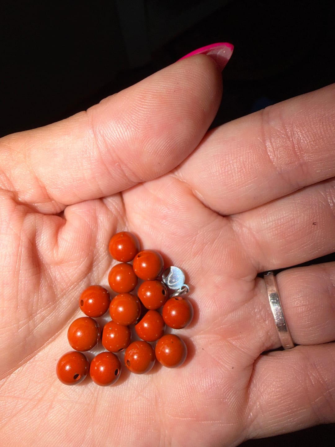 Customer photo review of Red Jasper Bracelet