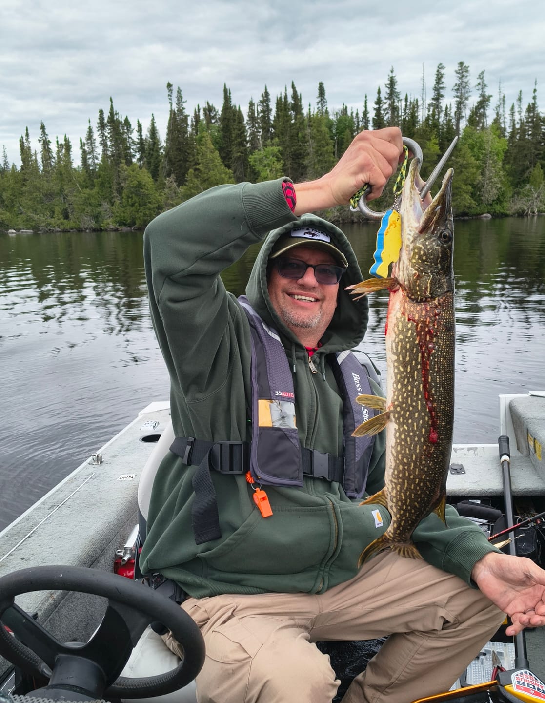 Customer photo review of Beyond Fishing Quick Snips Fishing Line Cutter