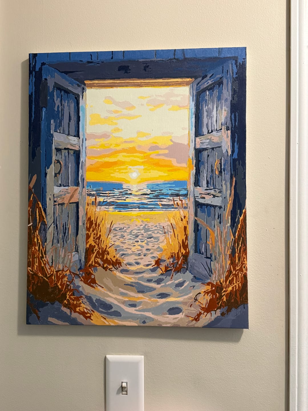 Customer photo review of Door to Sunset