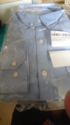 Customer photo review of Vyriška Oxford ilgomis rankovėmis marškiniai