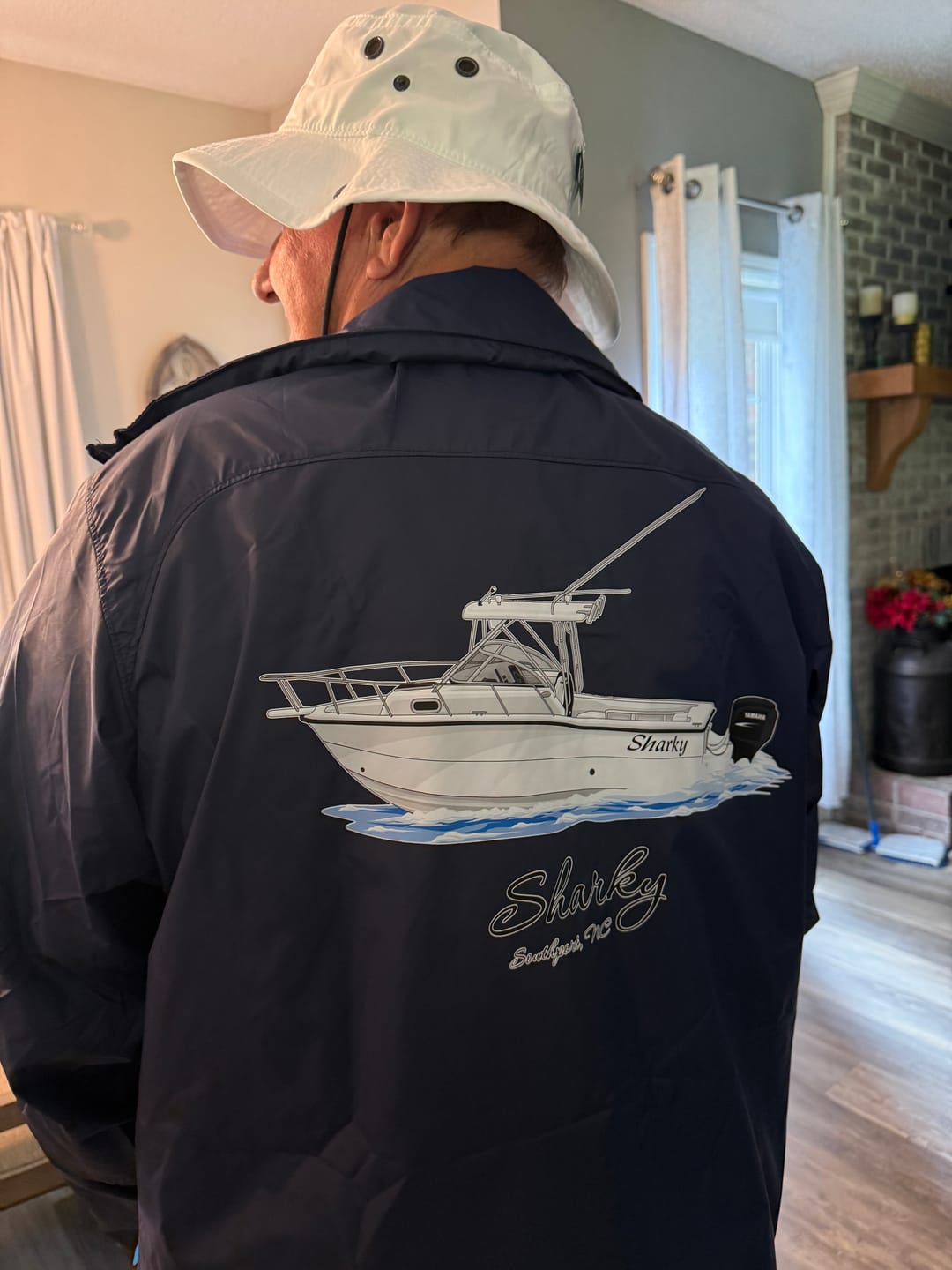 Customer photo review of Custom Digital Boat Artwork