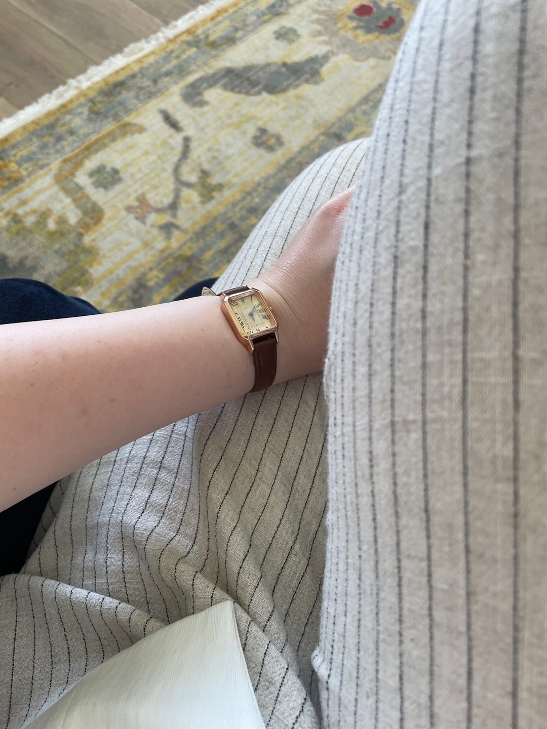 Customer photo review of Bella Leather Watch