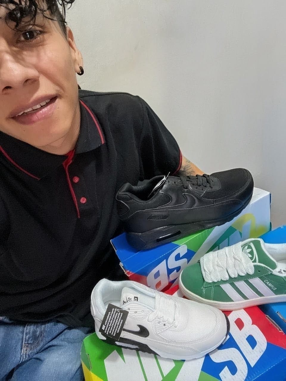 Customer photo review of Tenis Max 90 Negro Total