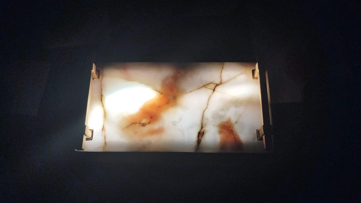 Customer photo review of Onyx LED Glow Stone Tray