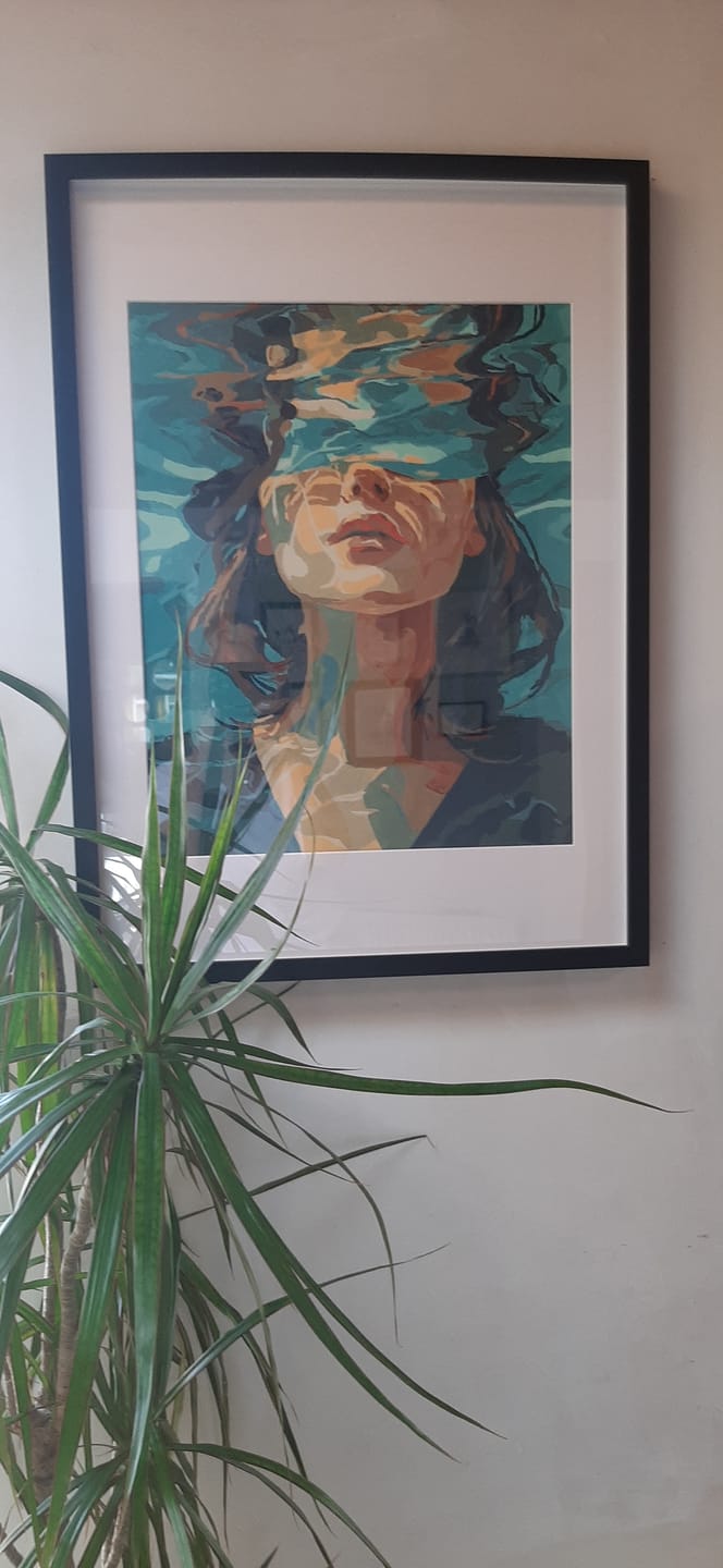 Customer photo review of Under | Paint by Number