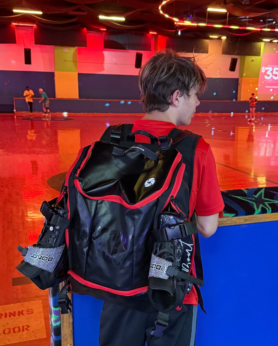 Customer photo review of Skate Backpack