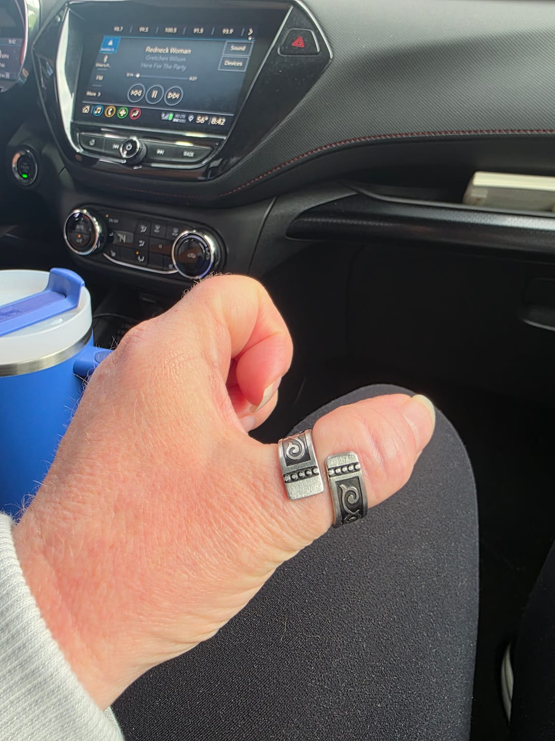 Customer photo review of Mamaw’s Mystery Spoon Ring