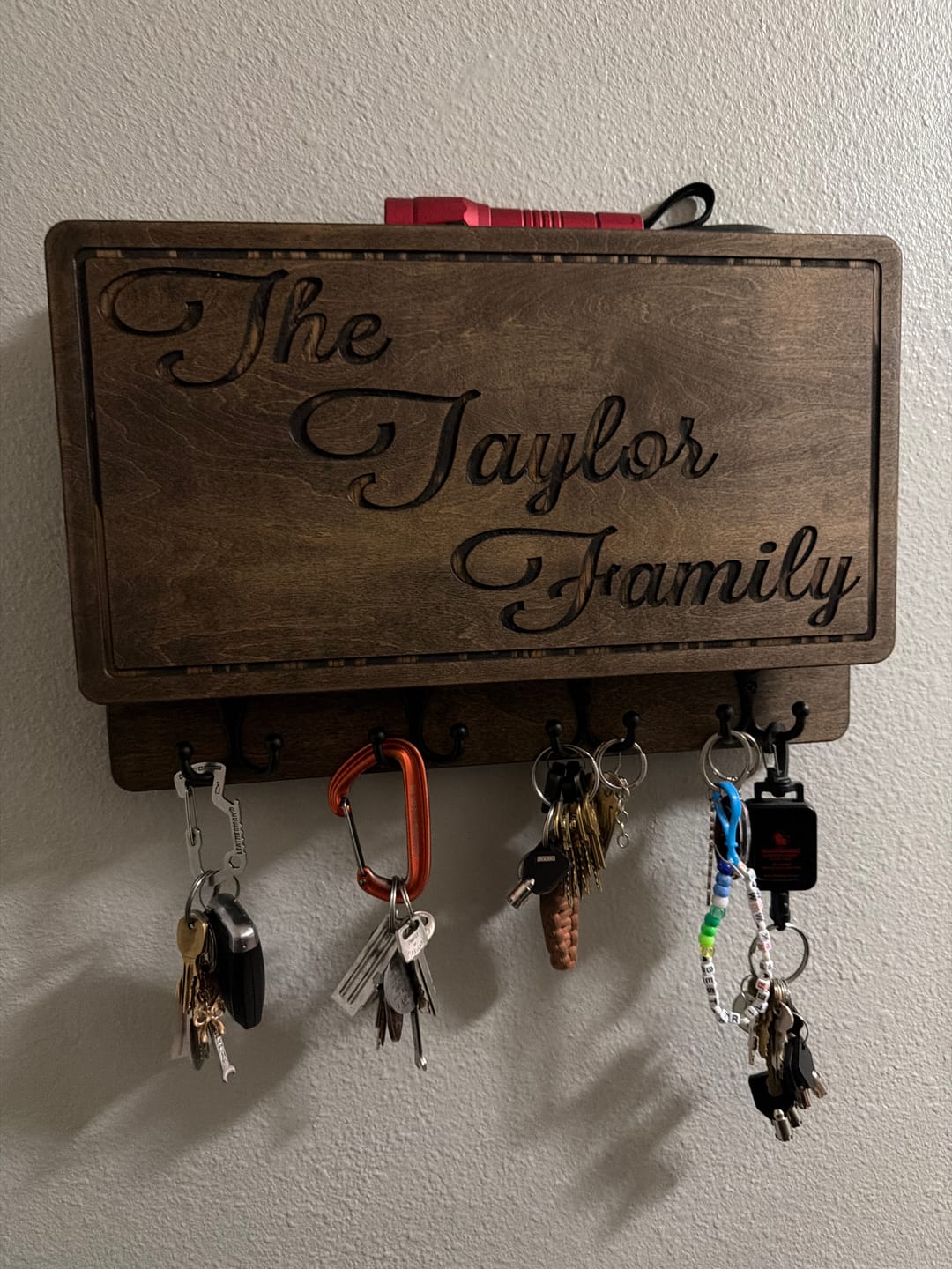 Customer photo review of PERSONALIZABLE FAMILY NAME MINI MODEL