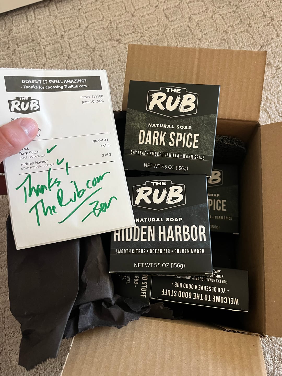 Customer photo review of Hidden Harbor