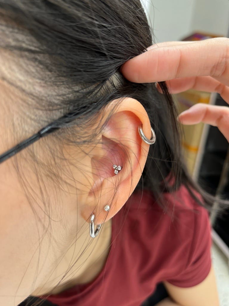 Customer photo review of Gentle Piercing