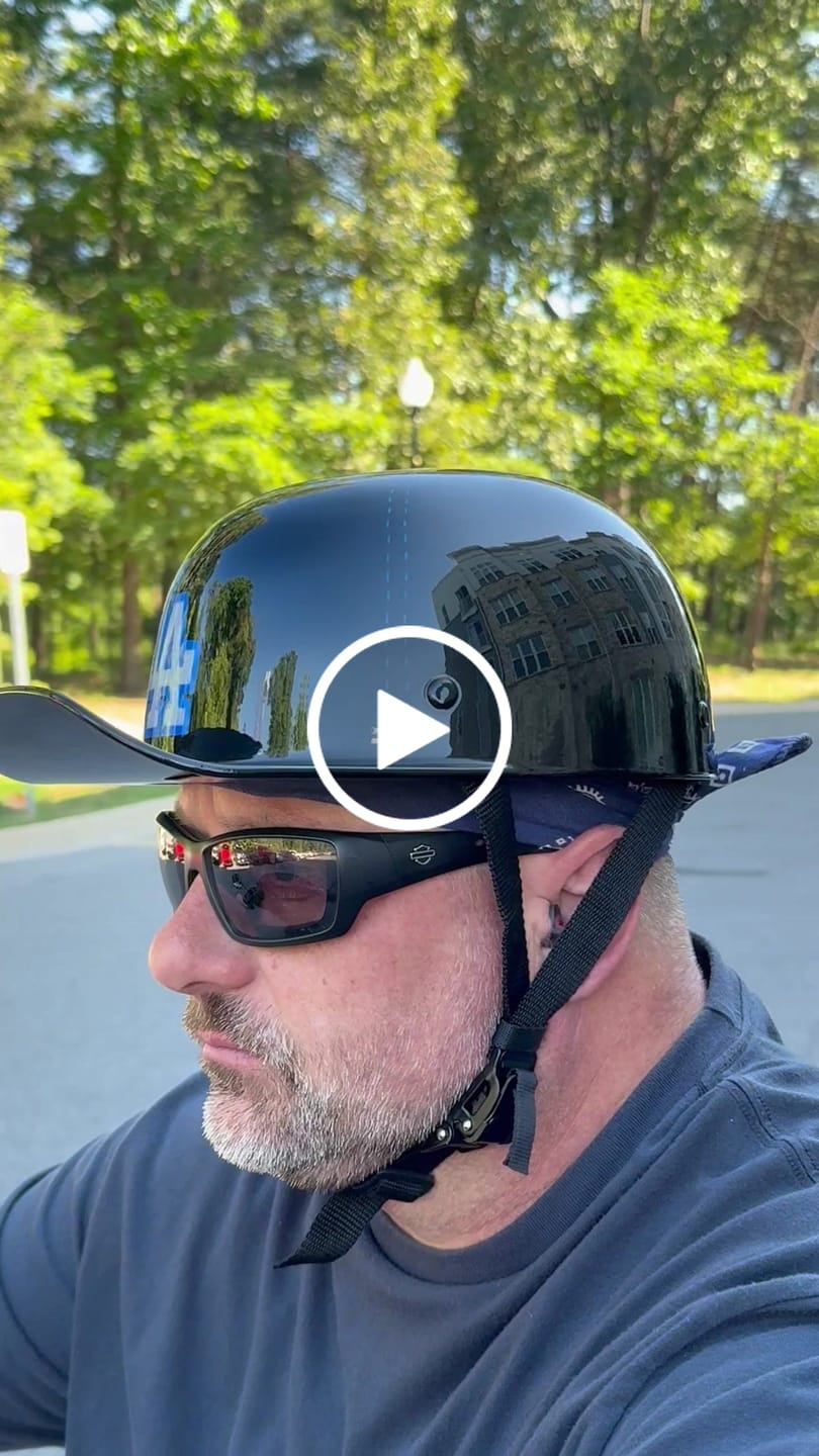 Customer video review of Baseball Pro DOT Half Helmet / Matte Black