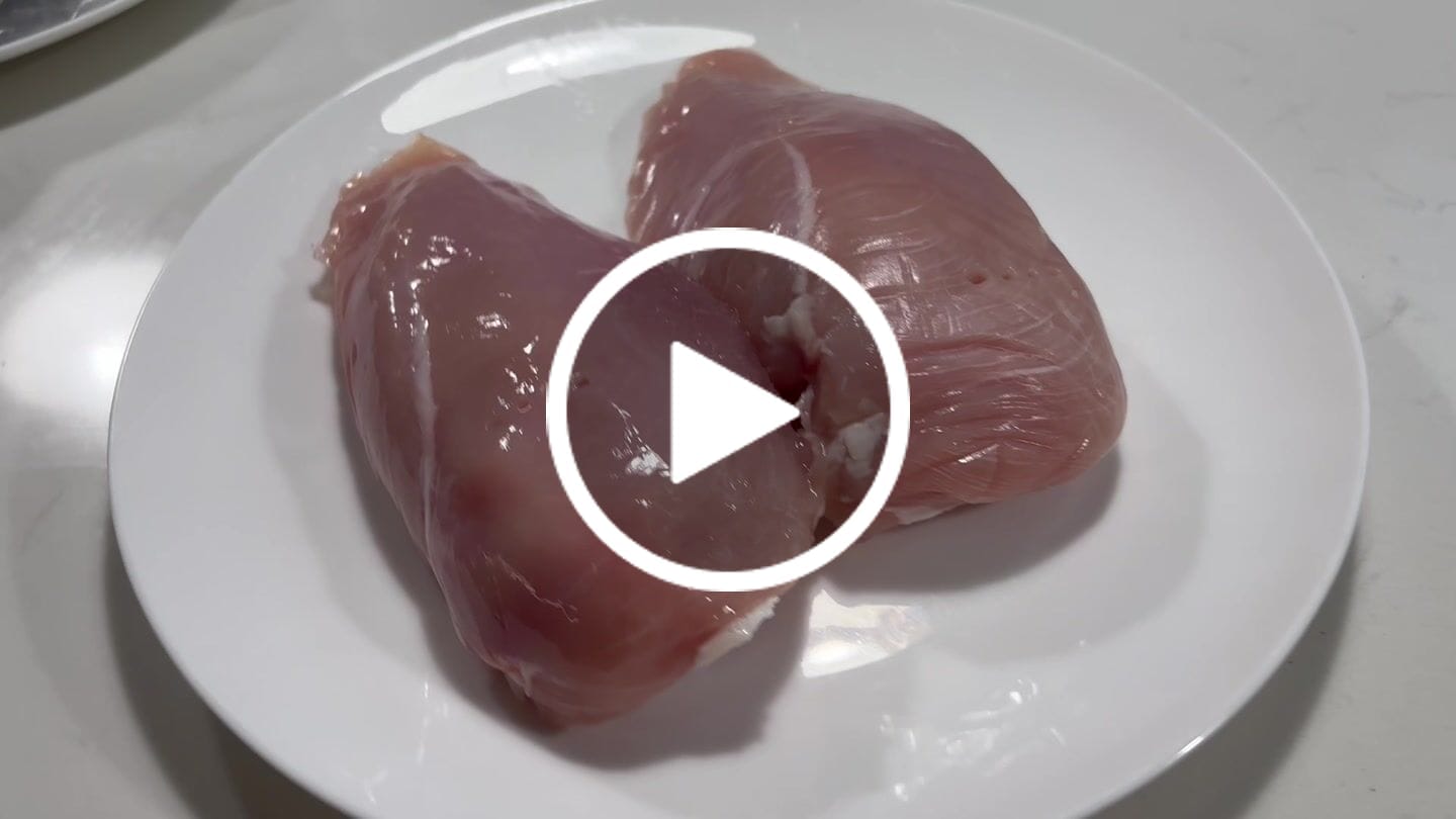 Customer video review of FREE RANGE CHICKEN BREAST SKIN OFF
